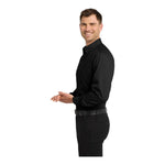 Port Authority W100 Long Sleeve Carefree Poplin Shirt