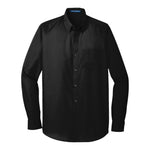 Port Authority W100 Long Sleeve Carefree Poplin Shirt