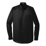 Port Authority W100 Long Sleeve Carefree Poplin Shirt