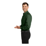 Port Authority W100 Long Sleeve Carefree Poplin Shirt