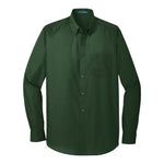 Port Authority W100 Long Sleeve Carefree Poplin Shirt
