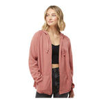 Independent Trading Co PRM2500Z Women's California Wave Wash Full-Zip Hooded Sweatshirt