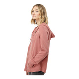 Independent Trading Co PRM2500Z Women's California Wave Wash Full-Zip Hooded Sweatshirt