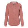 Independent Trading Co PRM2500Z Women's California Wave Wash Full-Zip Hooded Sweatshirt