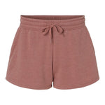 Independent Trading Co PRM20SRT Womens Lightweight California Wave Wash Fleece Shorts