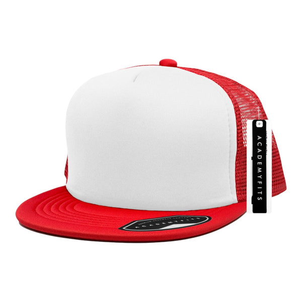 AcademyFits 2070T Flat Foam Two-Tone Trucker Cap