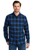 Eddie Bauer EB610 Long Sleeve Favorite Flannel Plaid Shirt