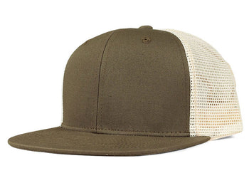 Emblem 5560 Flat Bill Trucker Hat