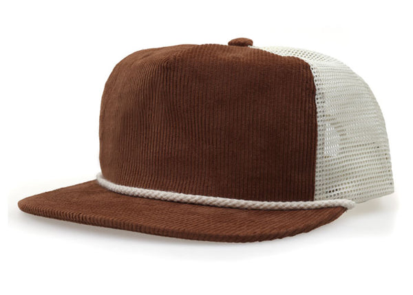 Emblem 5600c Corduroy Grandpa Trucker Hat