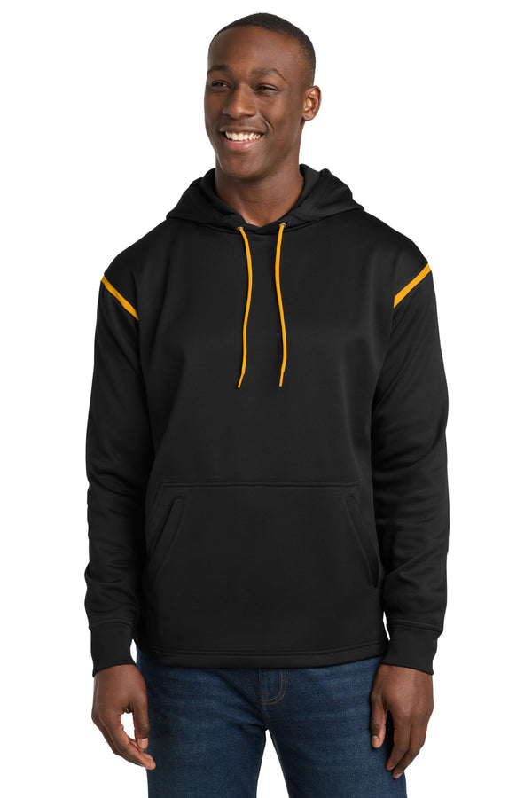 Sport-Tek F246 Tech Fleece Colorblock Hooded Sweatshirt