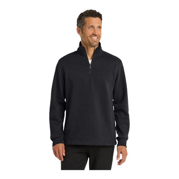 Port Authority F295 Slub Fleece 1/4-Zip Pullover