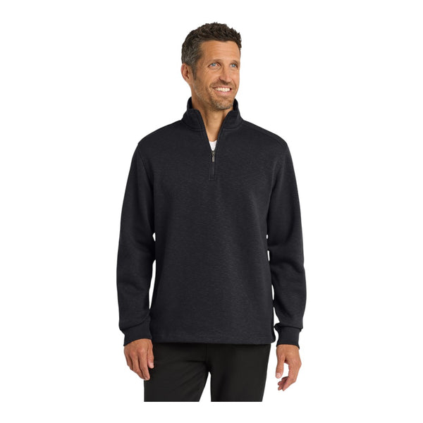 Port Authority F295 Slub Fleece 1/4-Zip Pullover