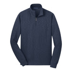 Port Authority F295 Slub Fleece 1/4-Zip Pullover