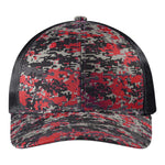 Port Authority C114 Digi Camo Snapback Trucker Cap