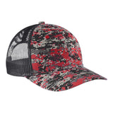 Port Authority C114 Digi Camo Snapback Trucker Cap