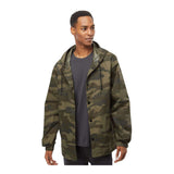 Independent Trading Co EXP95NB Men's Water-Resistant Hooded Windbreaker