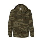 Independent Trading Co EXP95NB Men's Water-Resistant Hooded Windbreaker