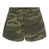 Independent Trading Co PRM20SRT Womens Lightweight California Wave Wash Fleece Shorts