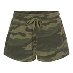 Independent Trading Co PRM20SRT Womens Lightweight California Wave Wash Fleece Shorts