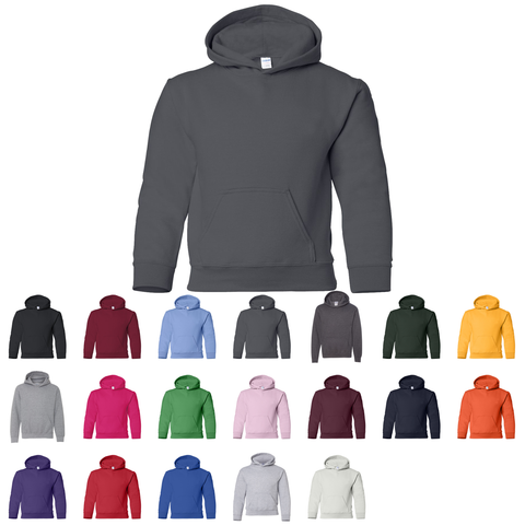Gildan Youth Hooded Sweatshirt - Heavy Blend Comfort For Everyday Wear