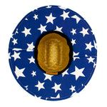 Goldcoast Blue Star Straw Lifeguard Hat