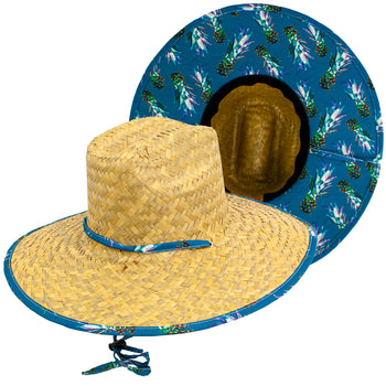 Goldcoast Wild Pine Straw Lifeguard Hat