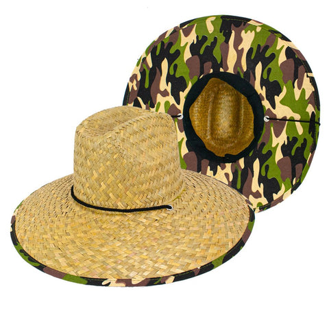 Goldcoast Chata Camo Straw Lifeguard Hat