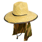 Goldcoast Kenny Digital Straw Camo, Straw Lifeguard Hat - Picture 1 of 2