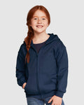 Gildan 18600B Heavy Blend™ Youth Full-Zip Hooded Sweatshirt