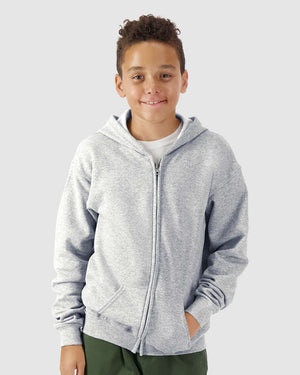 Gildan 18600B Heavy Blend™ Youth Full-Zip Hooded Sweatshirt - 