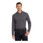 Port Authority K100LS Long Sleeve Core Classic Pique Polo
