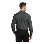 Port Authority W100 Long Sleeve Carefree Poplin Shirt