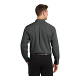 Port Authority W100 Long Sleeve Carefree Poplin Shirt