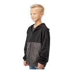 Independent Trading Co EXP24YWZ Youth Lightweight Windbreaker Full-Zip Jacket