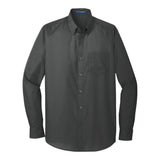 Port Authority W100 Long Sleeve Carefree Poplin Shirt