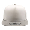 PitBull PB292 5 Panel Cream Two-Tone Flat Bill Snapback Cap