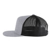 Pacific Headwear P710 Heather 6-Panel Arch Trucker Snapback Cap