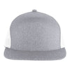 Pacific Headwear P710 Heather 6-Panel Arch Trucker Snapback Cap