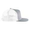 Pacific Headwear P710 Heather 6-Panel Arch Trucker Snapback Cap