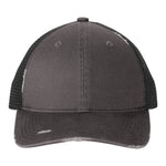 Port Authority C600 Distressed Mesh Back Cap