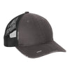 Port Authority C600 Distressed Mesh Back Cap