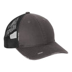 Port Authority C600 Distressed Mesh Back Cap