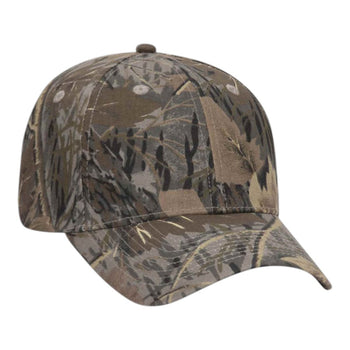 OTTO CAP 77-379 OTTO FLEX Fitted Camouflage 6 Panel Low Profile Baseball Cap
