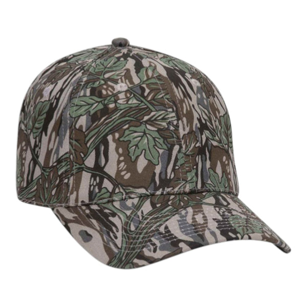 OTTO CAP 77-379 OTTO FLEX Fitted Camouflage 6 Panel Low Profile Baseball Cap