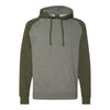 Independent Trading Co IND40RP Unisex Raglan Hooded Sweatshirt