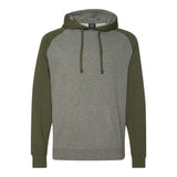 Independent Trading Co IND40RP Unisex Raglan Hooded Sweatshirt
