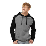 Independent Trading Co IND40RP Unisex Raglan Hooded Sweatshirt