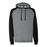 Independent Trading Co IND40RP Unisex Raglan Hooded Sweatshirt
