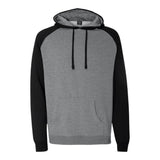 Independent Trading Co IND40RP Unisex Raglan Hooded Sweatshirt