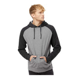 Independent Trading Co IND40RP Unisex Raglan Hooded Sweatshirt